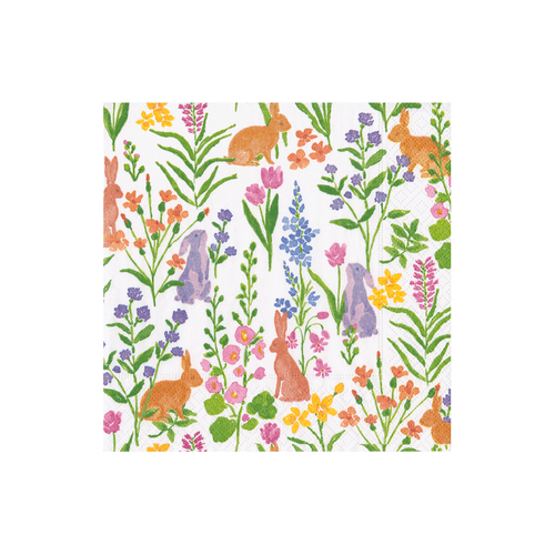 Bunny Field Paper Cocktail Napkins - 20 Per Package