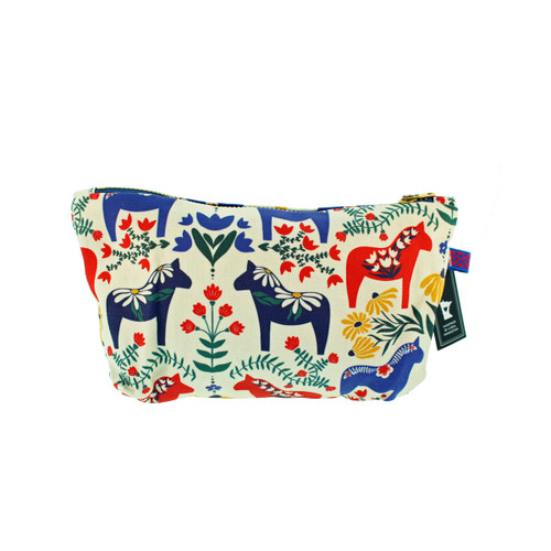 Dalahorse Purse - Cosmetic Bag - White
