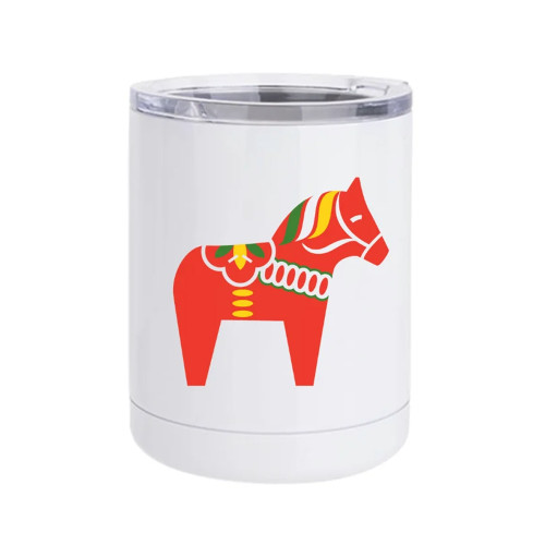 Dala Horse Insulated Short Tumbler - 10 oz.