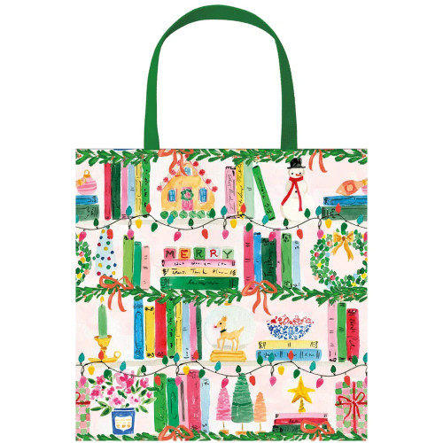 Christmas Shelfie Small Square Gift Bag - 5.75"