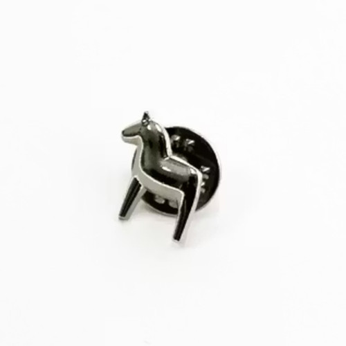 Dala Horse Pin - Metal