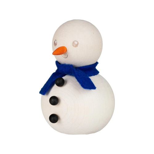 Aarikka Snowman Wooden Figure - 4"