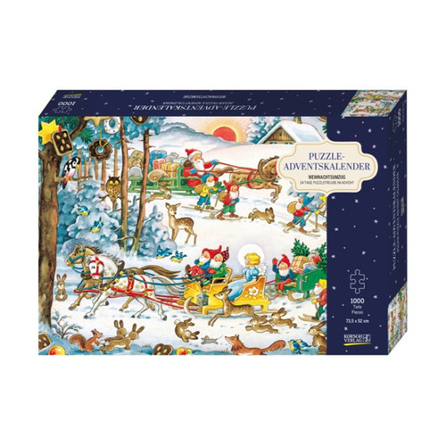 Christmas Parade 1000 Piece Advent Calendar Puzzle