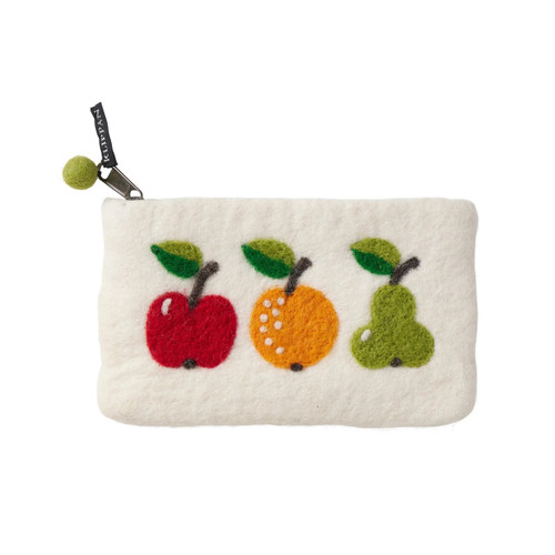 Felt Coin Purse - Fruits - Klippan