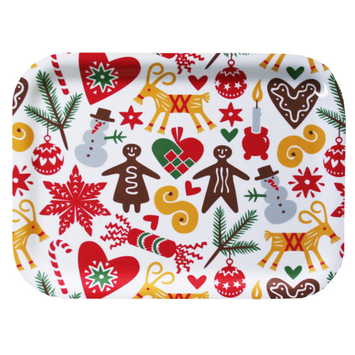 Birch Wood Tray - God Jul - 10.5" - Klippan