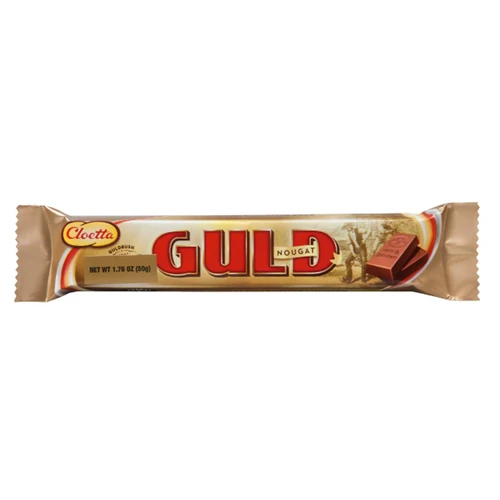Guld Milk Chocolate Praline Nougat Bar - 50g