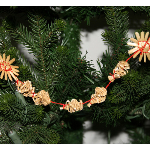 Straw Christmas Garland