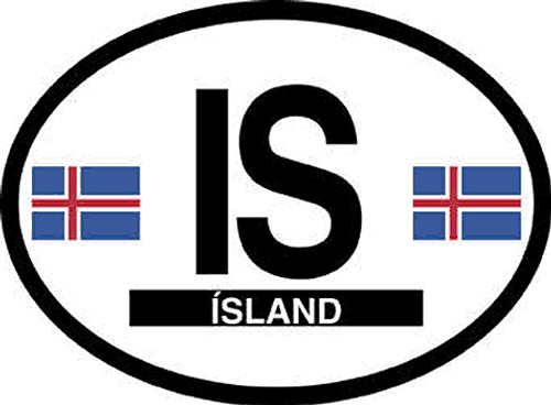 Iceland Car Decal (OD-I)