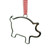 Pig Contour Ornament - 3" (10510)