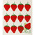 Swedish Dishcloth - Strawberry Fields (70181)