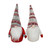Scandinavian Fabric Santa Gnomes - 12" - Set of 2 (H1-4582)