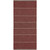 Cotton/Plastic Vinyl Rug - Alice - Burgundy (49-48113)