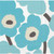 Unikko Turquoise Paper Luncheon Napkins - 20 Per Pack (552642L)