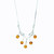 Amber Necklace, 5 Round Drops (10-N102)