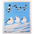 Swedish Dishcloth - Snow Bunting (222.46)