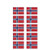 Norway Flag Stickers - Pack of 60 (2631)
