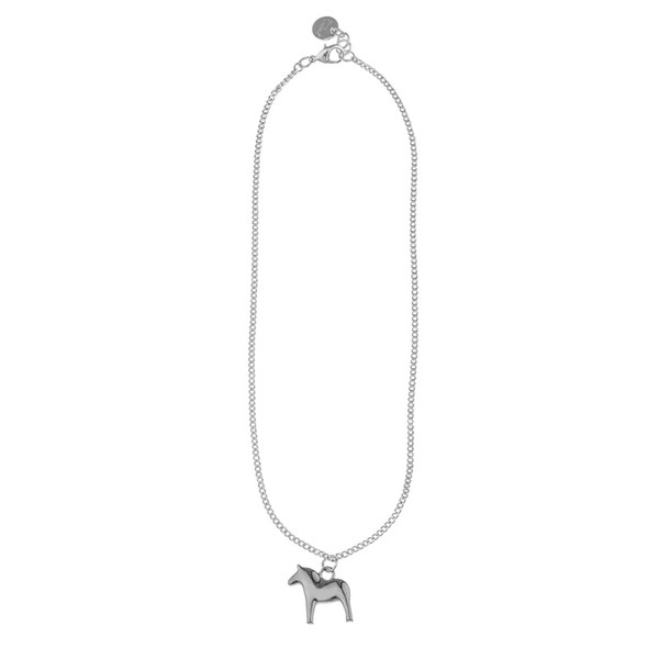 Dala Horse - Silver Pendant/Necklace (62922)