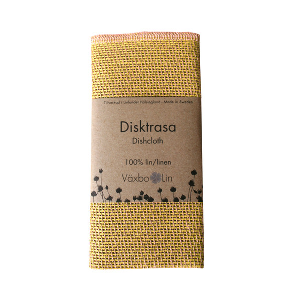 Linen Disktrasa Dishcloth - Yellow (91-15)