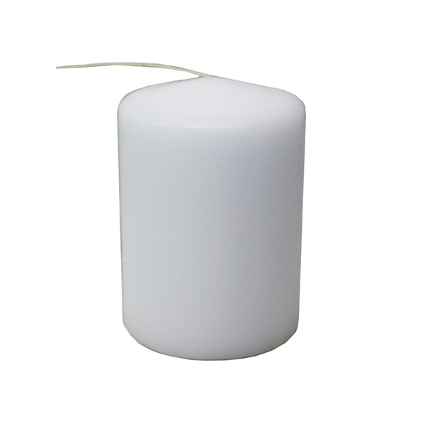 Pillar Candle- 4" - White (532W)