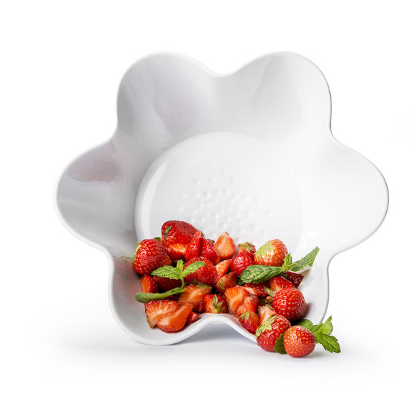 Sagaform Piccadilly Flower Shaped Serving Bowl - White