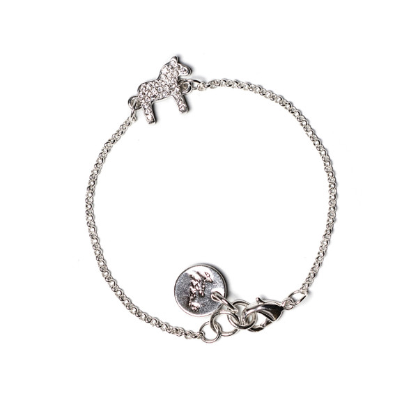 Dala Horse Silver Krystal Bracelet (62954)