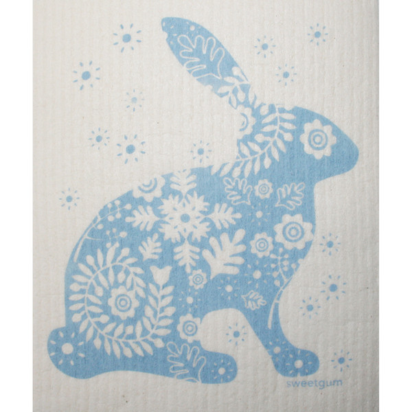 Swedish Dishcloth - Blue Bunny (70094)