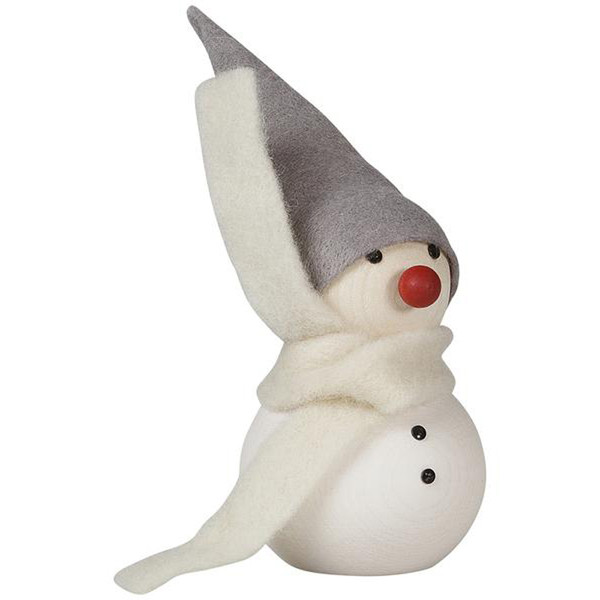 Tonttu Christmas Frost Elf with Red Nose and Scarf (B6853)