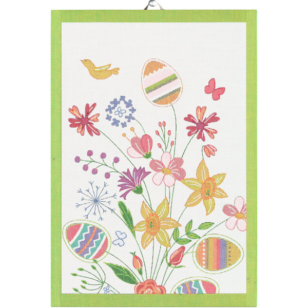 Ekelund Tea/Kitchen Towel - Paskbukett - Easter Bouquet (Paskbukett)