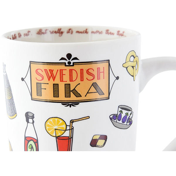Fika To Go Mug White — The Sweden Shop
