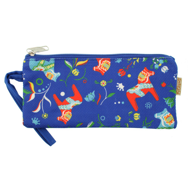 Sweden Dalahorse Wrislet/Purse - Blue (86382)