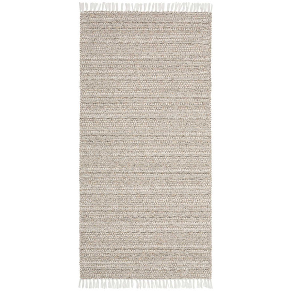 Svea Cotton/Vinyl Mix Plastic Rug - Sand