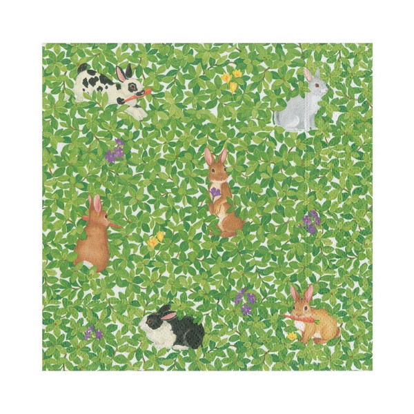 Bunnies and Boxwoods Paper Luncheon Napkins - 20PK (15700L)