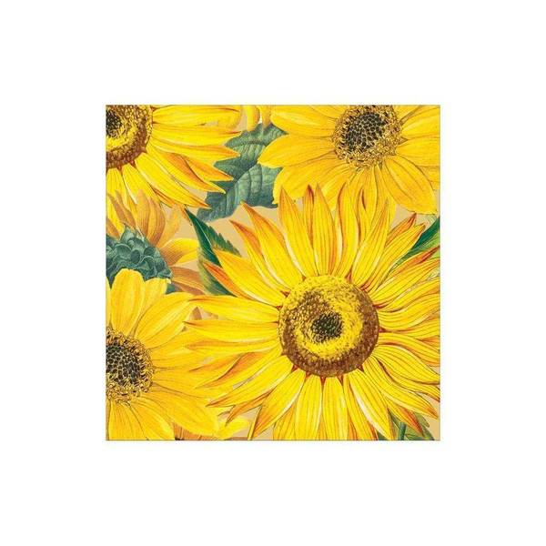 Sunflowers Paper Cocktail Napkins - 20 Per Package (16520C)