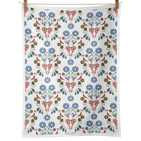 Kokshandduk Tea Towel/Kitchen Towel - Svea Blue (KT1109)