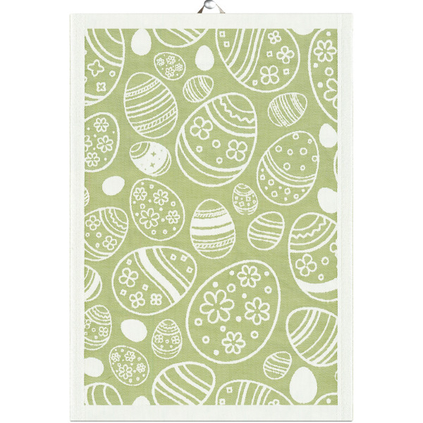 Ekelund Tea/Kitchen Towel - Easter Egg Green (Easter Egg-040)