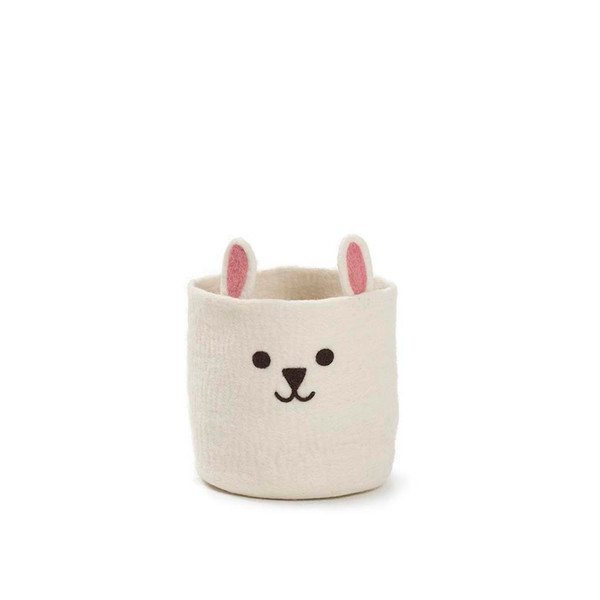 Felt Kid's Basket - Rabbit - Klippan