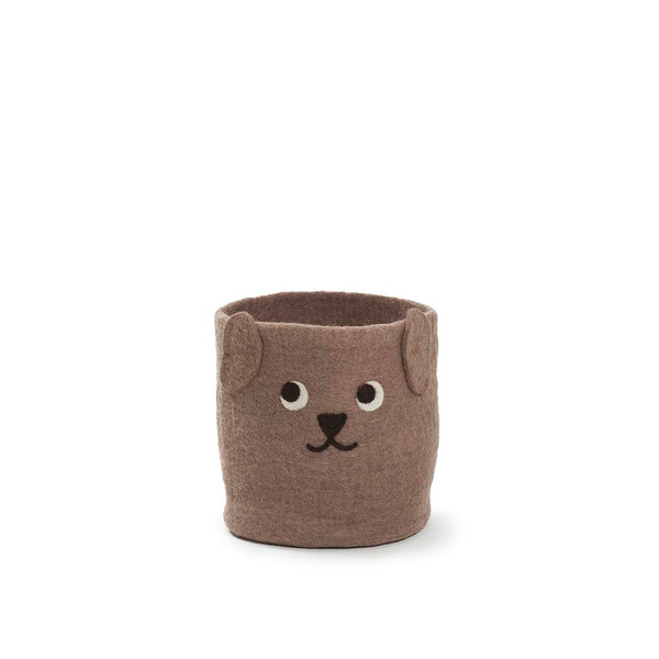 Felt Kid's Basket - Puppy - Klippan