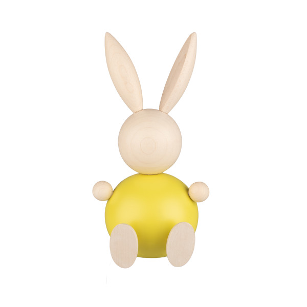 Pupujussi Sitting Bunny - Yellow (B8097)