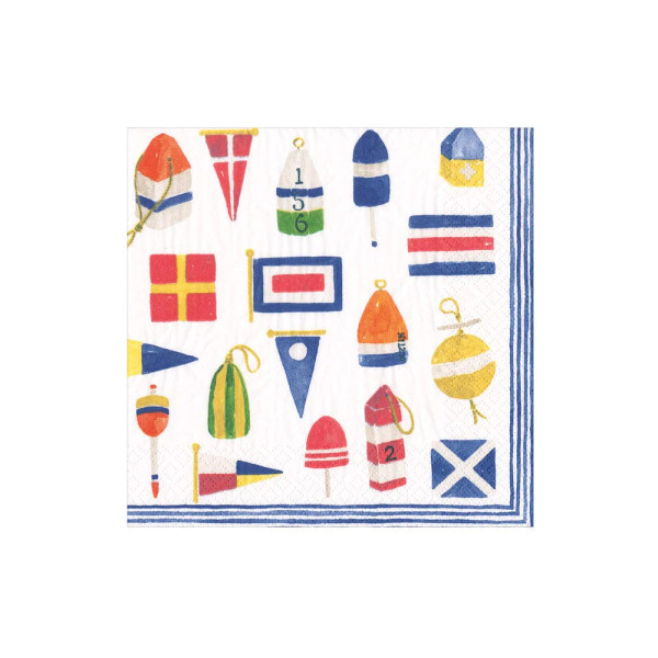 Nantucket Paper Cocktail Napkins - 20 Per Package (17400C)