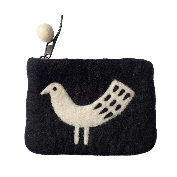 Bird Felt Coin Purse (590463)