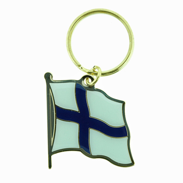 Finland Flag Key Ring (103FK)