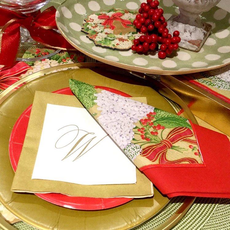 Christmas Luncheon Napkins
