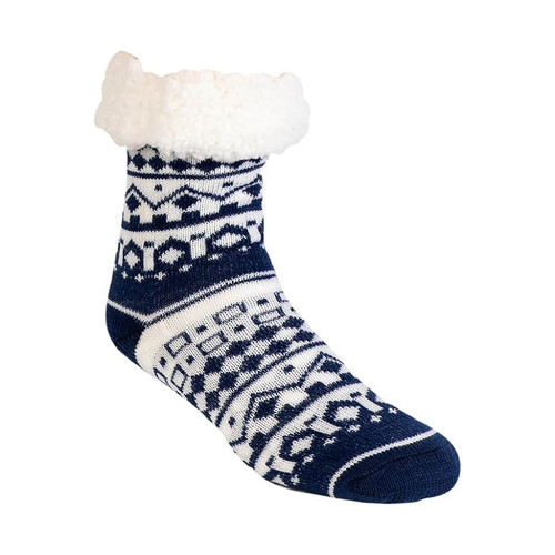 Recycled Slipper Socks - Nordic Midnight - Large