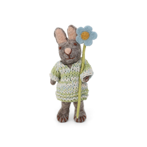 Gry & Sif Bunny Blue Flower