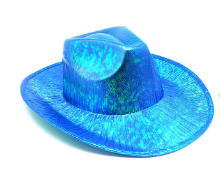 Cowboy Hat (Metallic Silver) Discount Party World