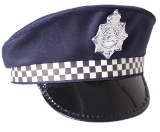 Police Officer Hat (Navy) - Discount 