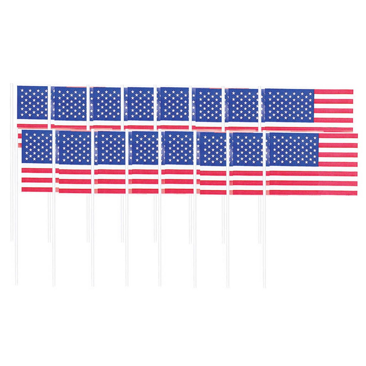 Patriotic American Flag Picks Discount Party World