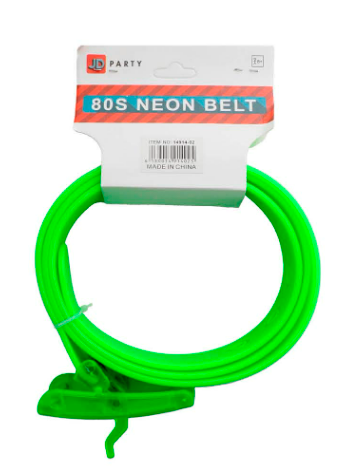 Cinture Neon Anni '80 - Pack Da 3, Fosforescenti E Super Colorate, Per Feste E Costumi - Foto 11