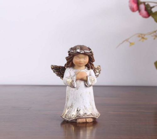 ANGEL PRAYING 7x5x11.5CM W