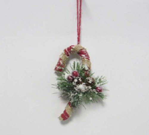 CANDY CANE ORNAMENT 10X1